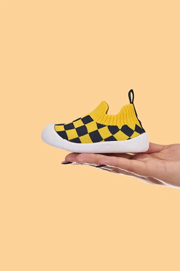 Детские спортивные туфли для девочек с ортопедической стелькой Young Mumenim, Yellow — фото 4