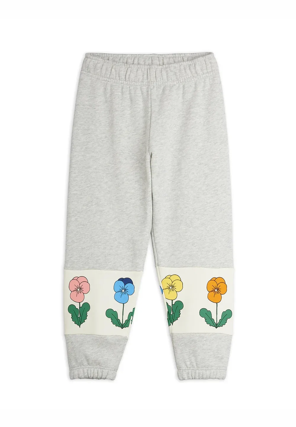 Спортивные штаны Violas с панельным дизайном, унисекс Mini Rodini, Grey