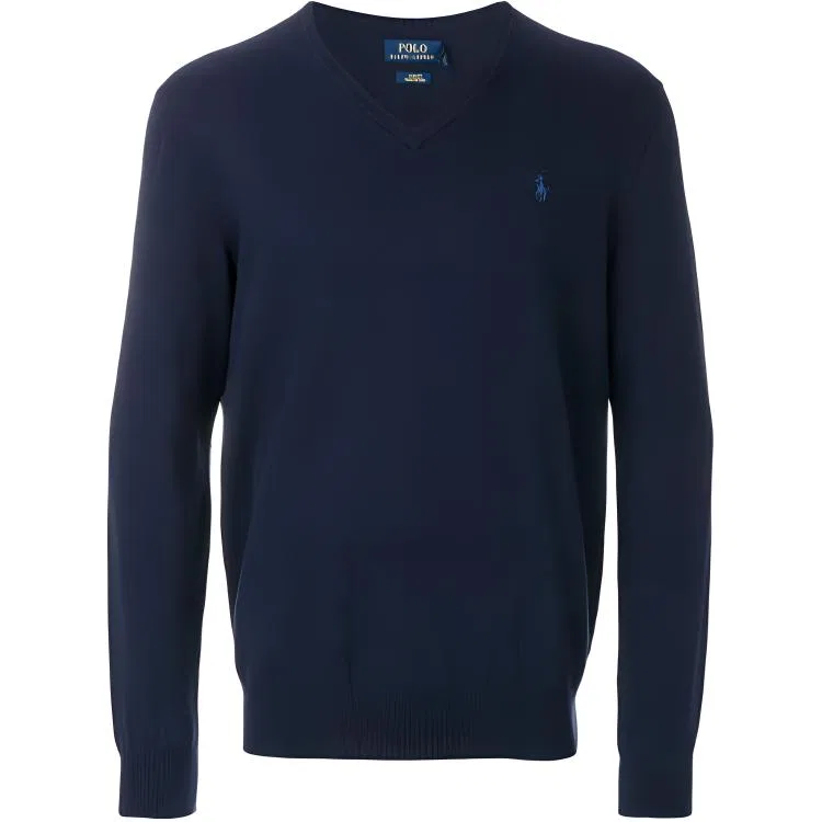 Мужской свитер Slim Fit Polo Ralph Lauren, Marine Blue