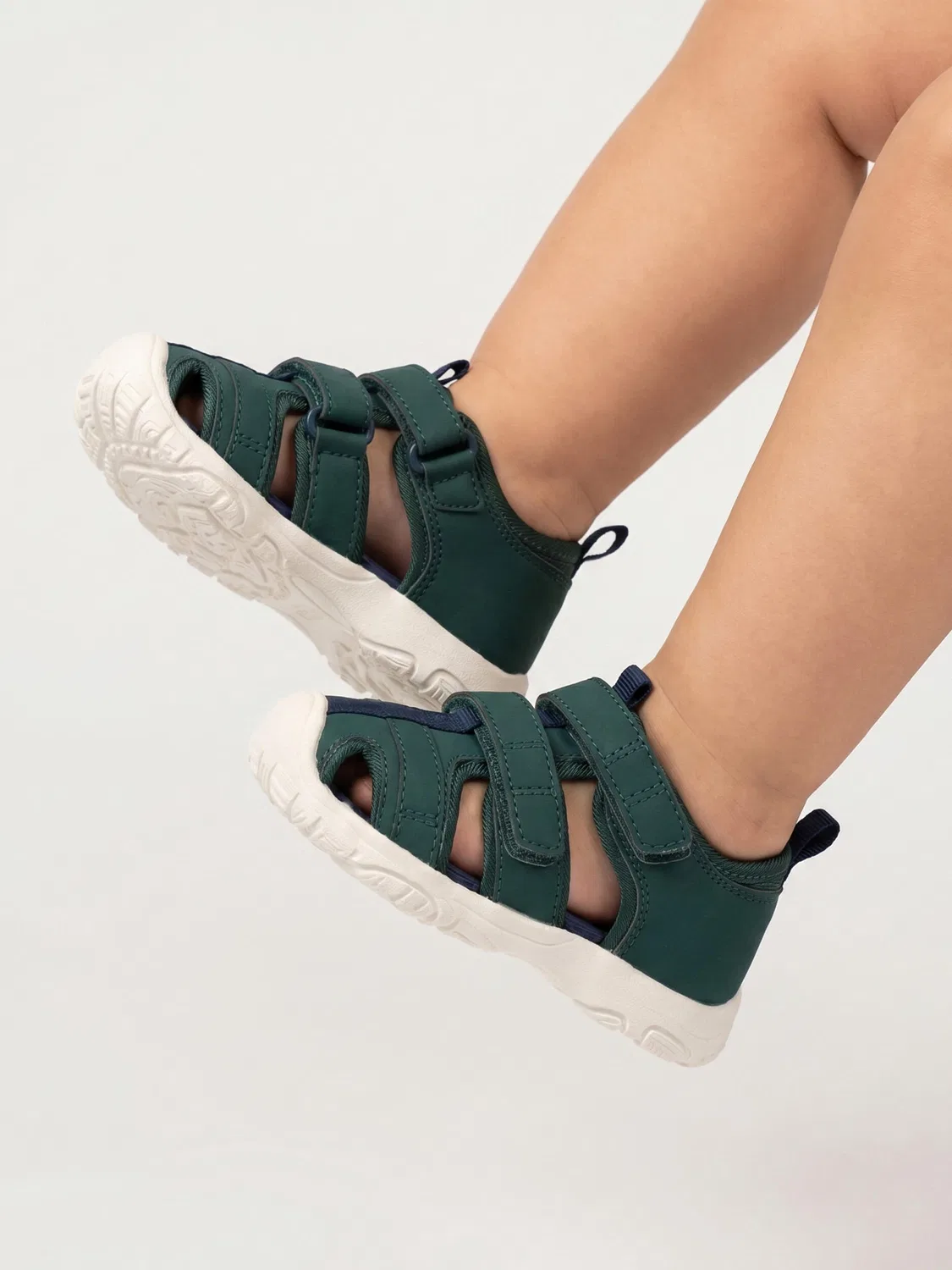 Детские сандалии с липучкой Hummel, Grun Dunkelgrun