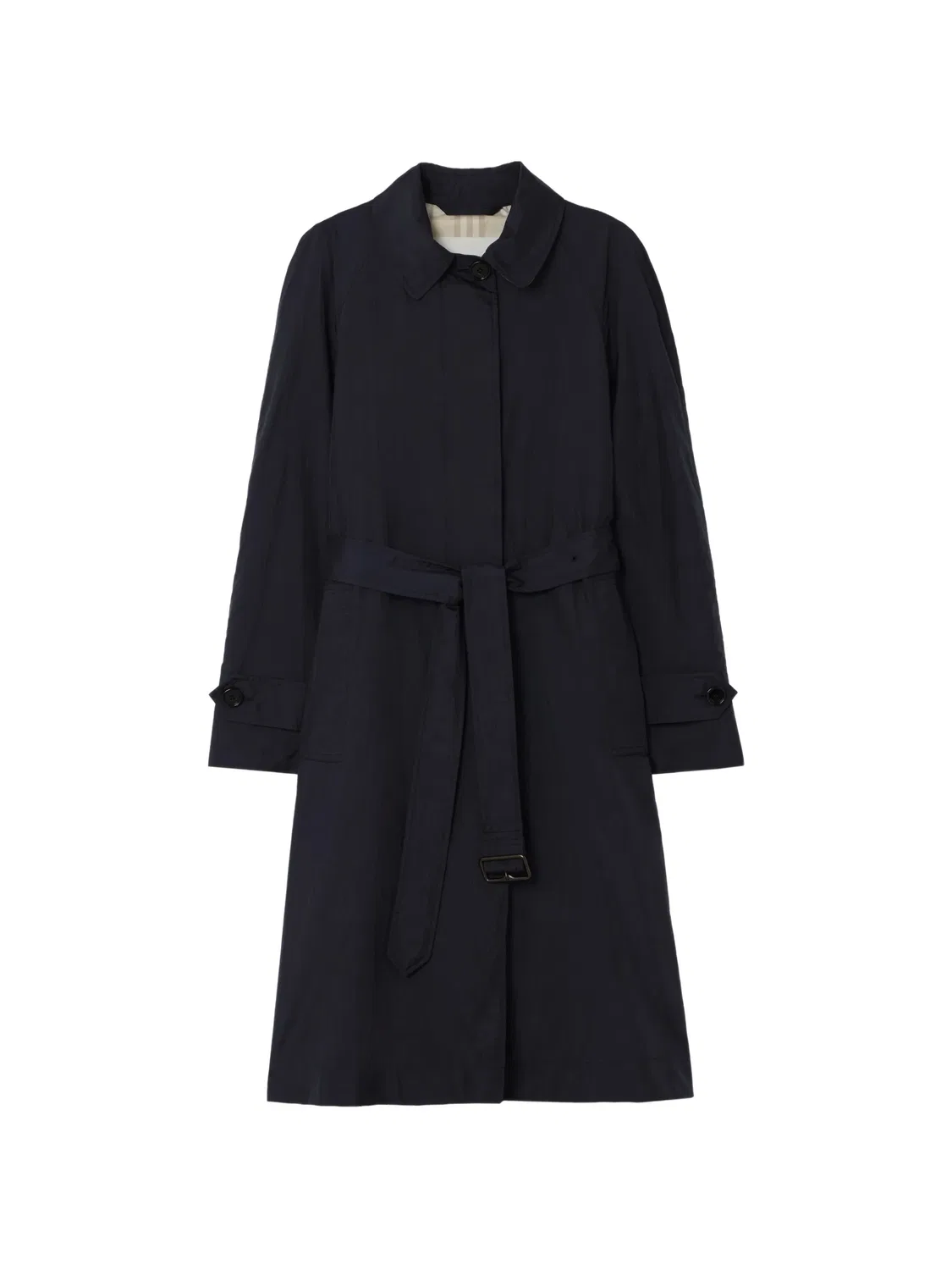 Длинное пальто Tickhill с поясом Burberry, синий