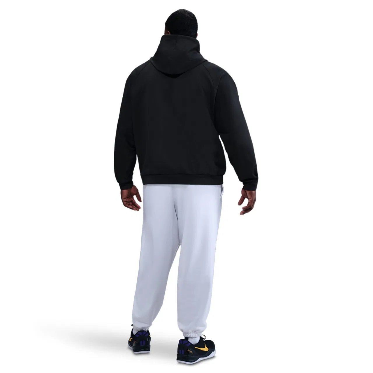 Мужское худи Kobe Tech Fleece Fundamental Nike, черный/белый — фото 3