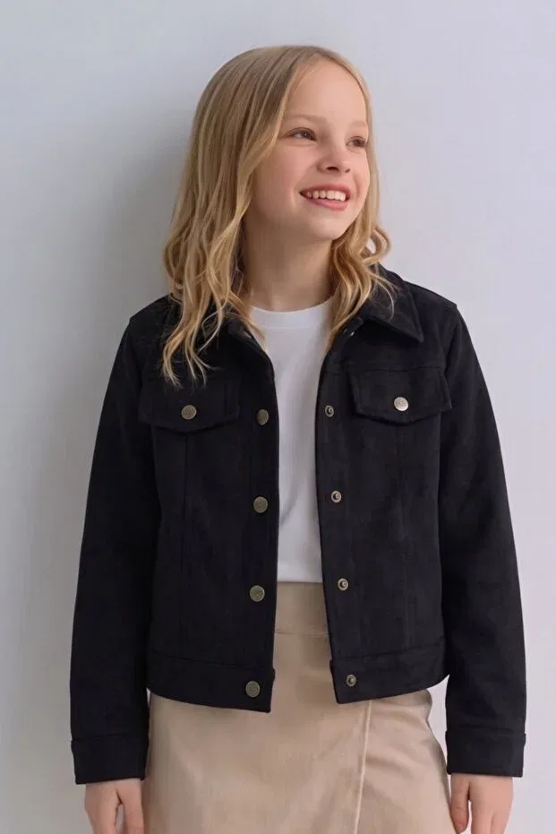 Детская куртка из микрозамши Esila Kids