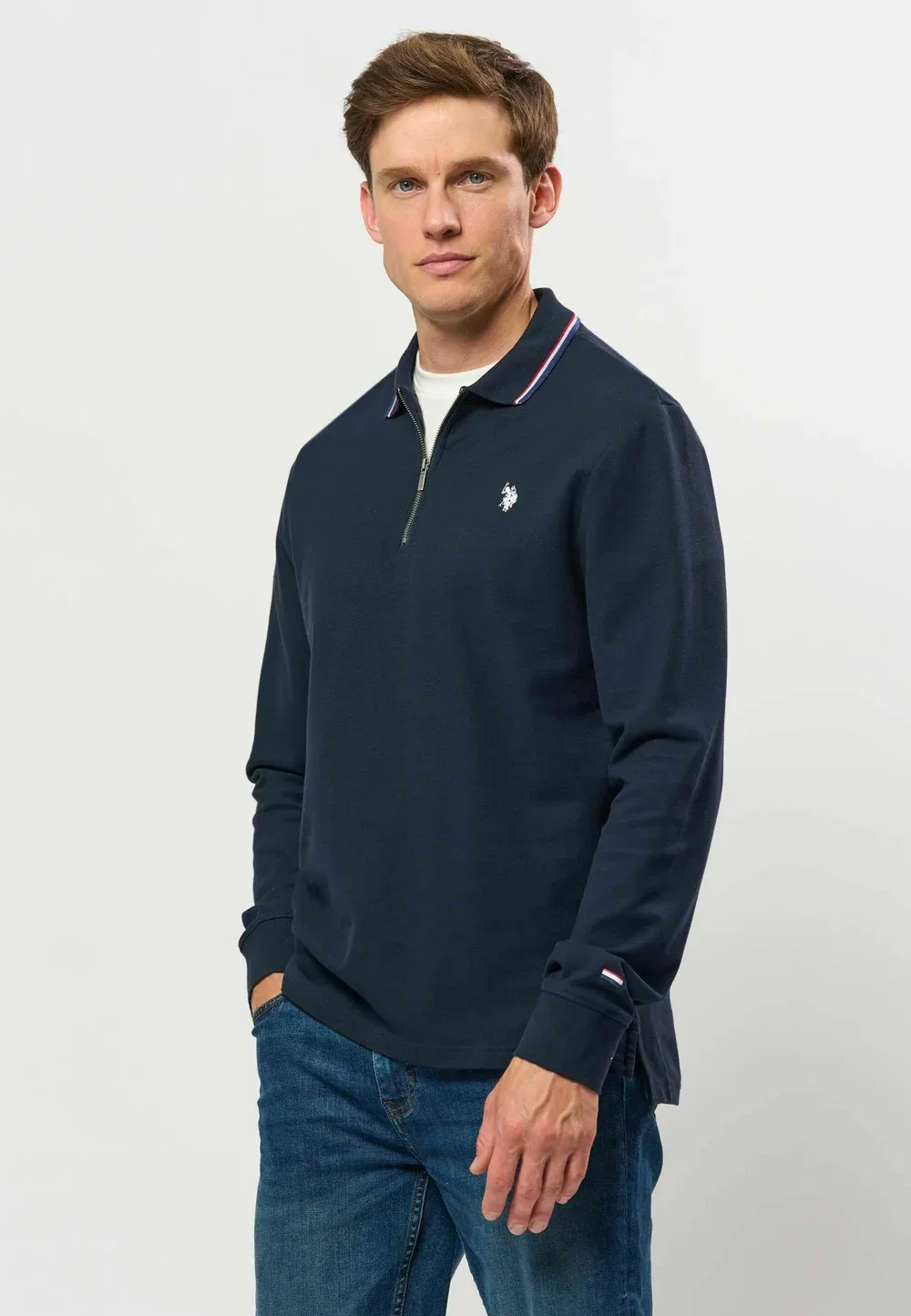 Поло Umdenver - рубашка поло U.S. Polo Assn., Dark Sapphire