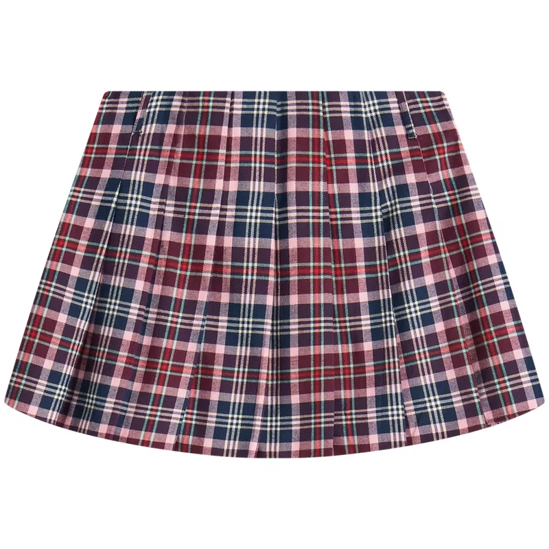 Женская юбка-плиссе с принтом в клетку Tommy Hilfiger, Red Blue Plaid — фото 3