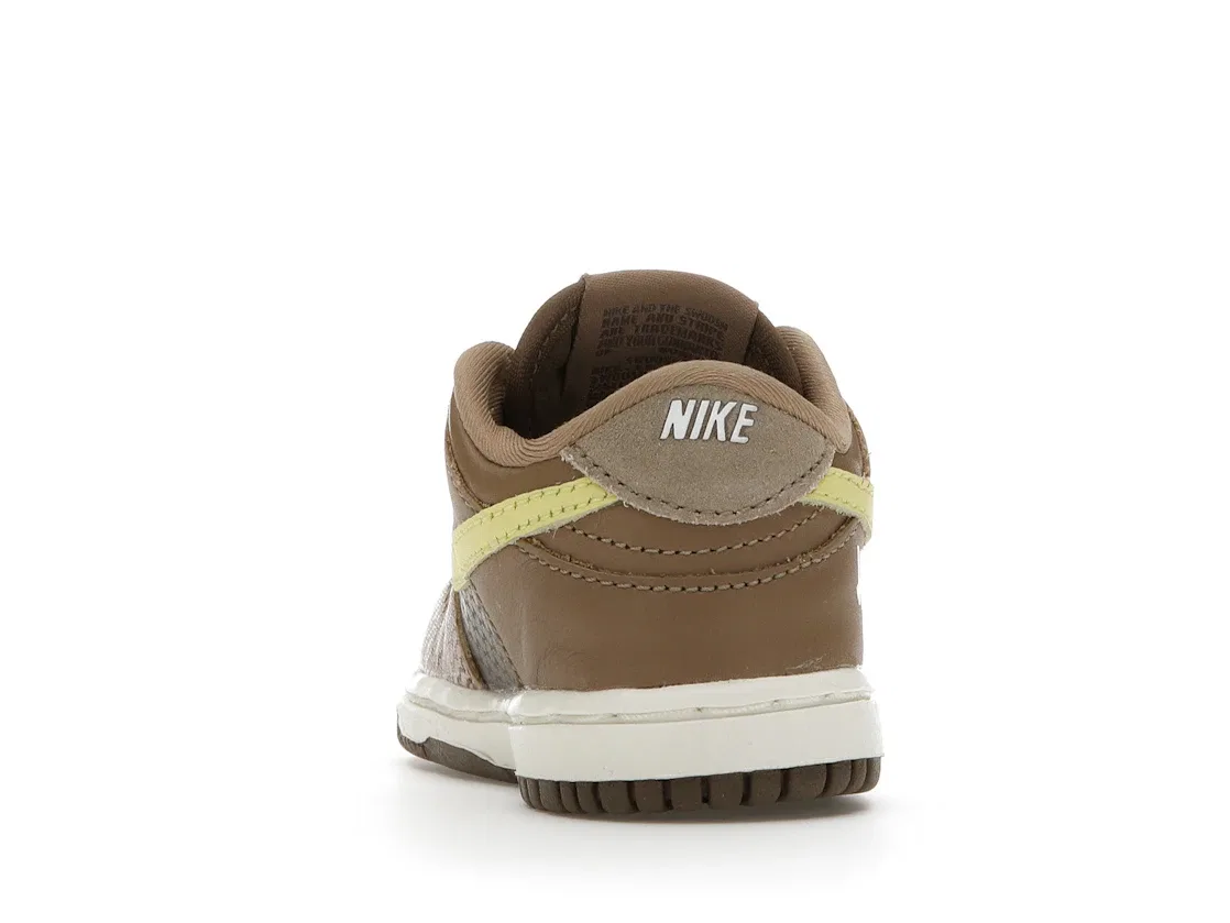 Детские кроссовки Lifestyle Nike Dunk Low Nike, Canteen/Lemon Frost-Palomino — фото 4