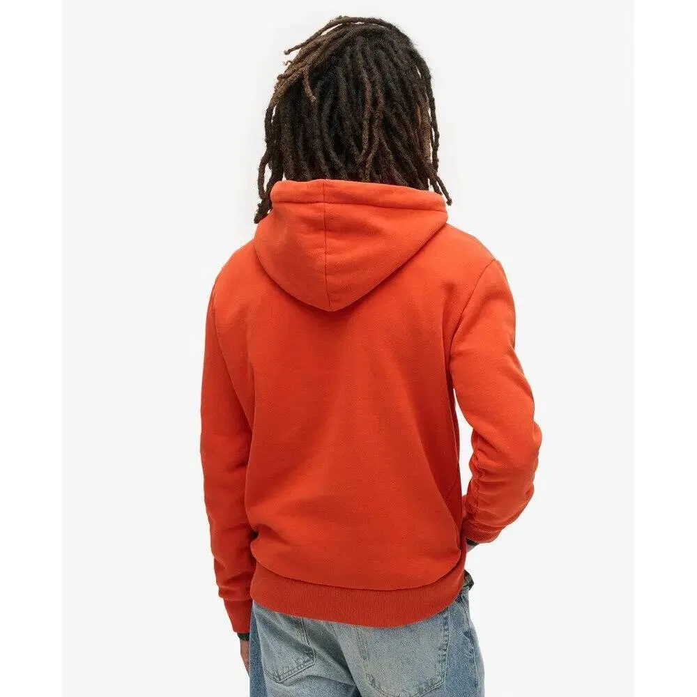 Мужское худи с принтом Outdoor Superdry, Orange — фото 4