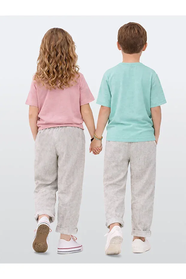 Детские брюки для мальчиков свободного кроя Denokids, Gray — фото 2