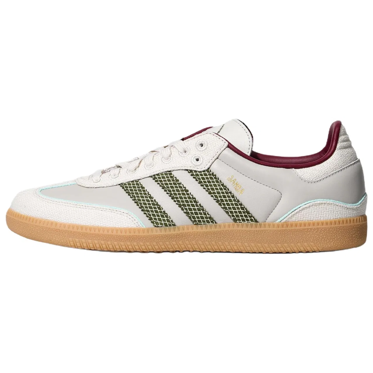 Детские кроссовки SAMBA OG Adidas Originals, Light Gray/Wild Pine/Track Gray