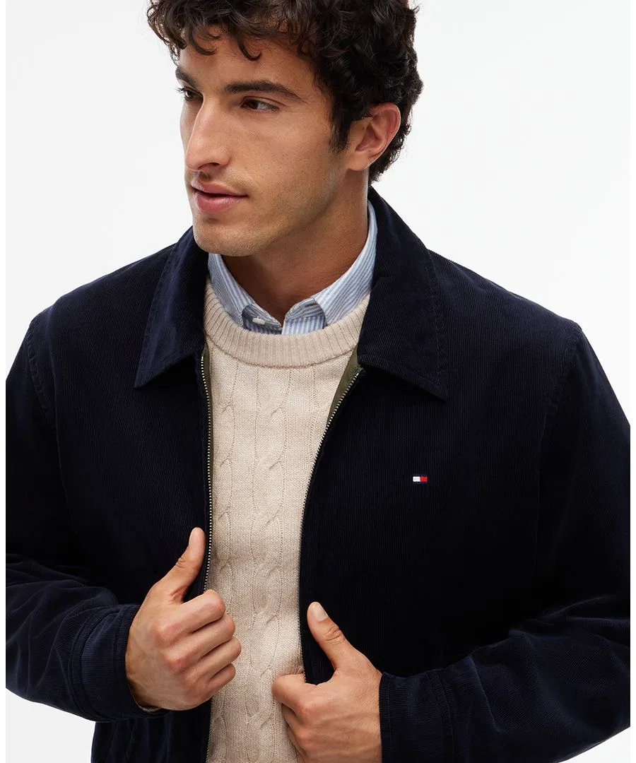 Мужская двусторонняя вельветовая куртка "Айви" Tommy Hilfiger, Navy Blue — фото 4
