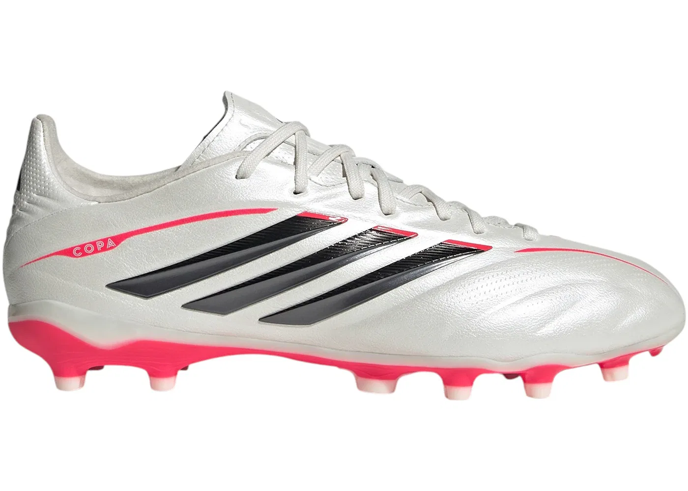 Детские бутсы с шипами Copa Pure 4 Elite FG/MG Adidas, Zero Metallic Core Black Lucid Red