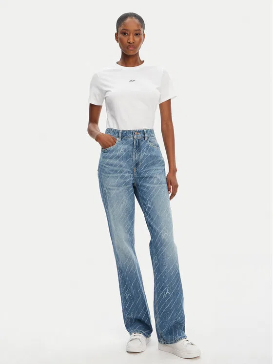 Футболка slim fit C_Elogo_5 Boss, белый — фото 2