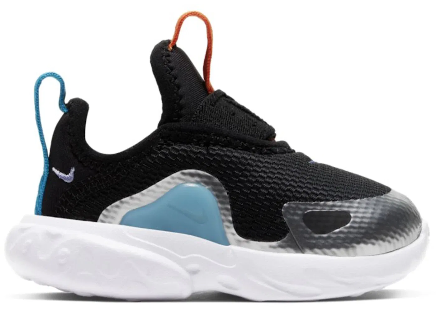 Детская кеды Lifestyle Nike RT Presto Extreme, Black/Black/Laser Orange/Black