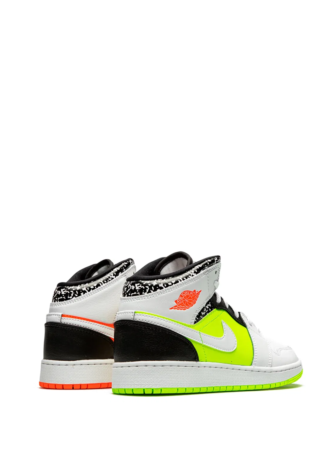 Кроссовки Air Jordan 1 Mid Notebook, белый — фото 4