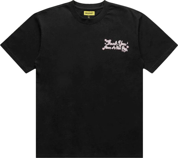 

Футболка Market Thank You Rose Tee 'Black', черный