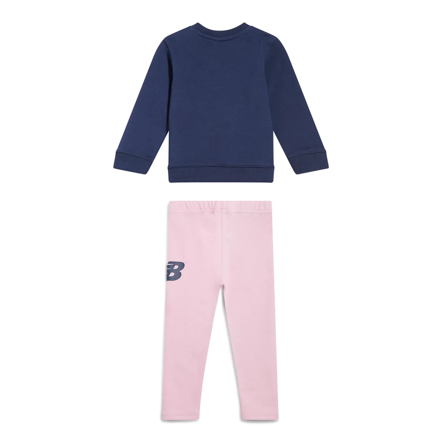 Детский комплект футболка и леггинсы с цветочным принтом Floral Graphic Crew & Legging Set New Balance, Nb Navy — фото 2