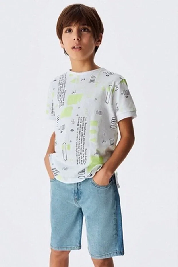Детские шорты для мальчиков хлопковые Sportswear Nk Kids, Gray — фото 2