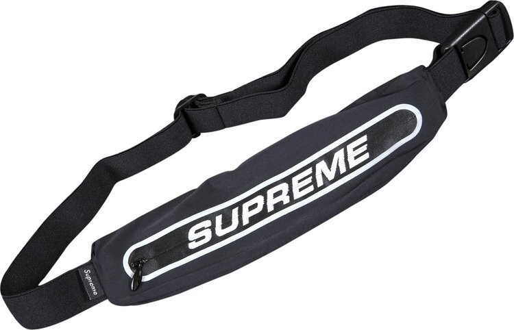

Сумка Supreme Running Waist Bag Black, черный
