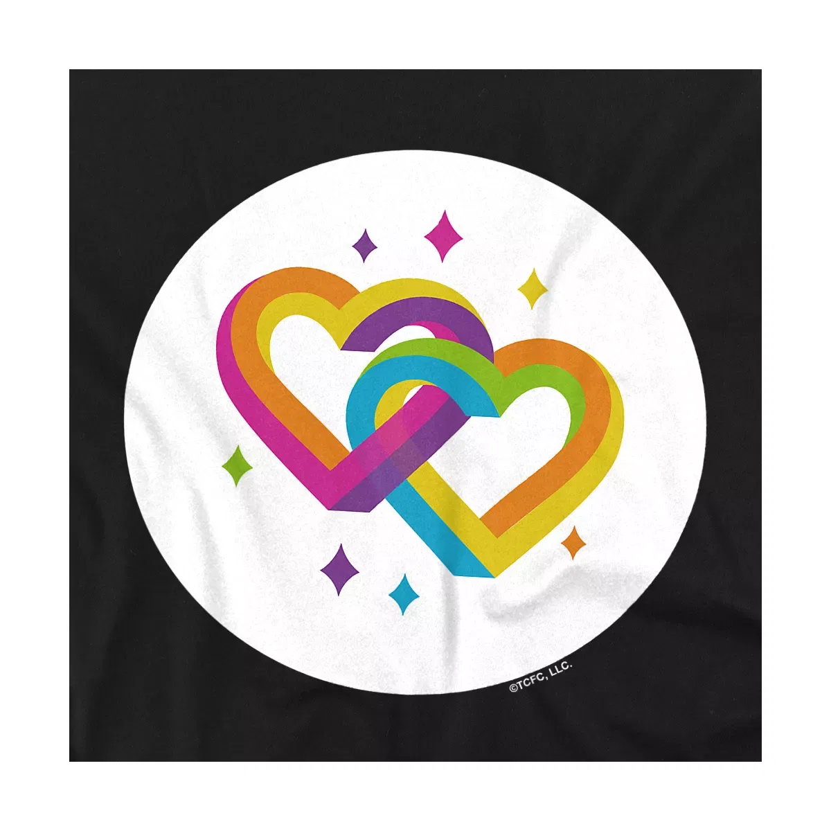 Детское боди с коротким рукавом Magic Heart Bear Belly Care Bears, Black — фото 2