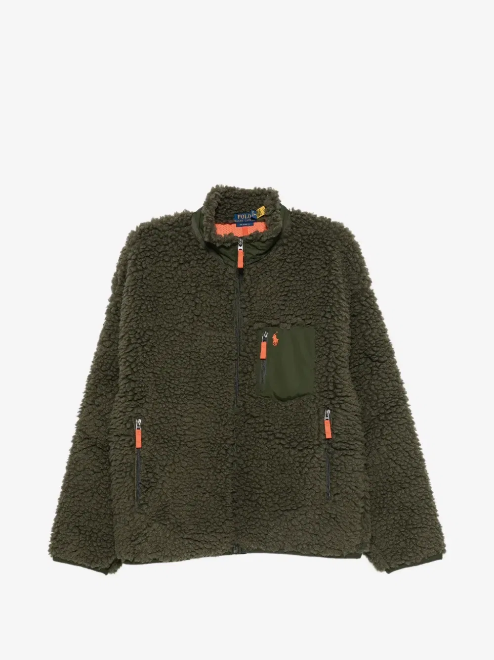 Куртка на молнии из флиса POLO RALPH LAUREN, зеленый