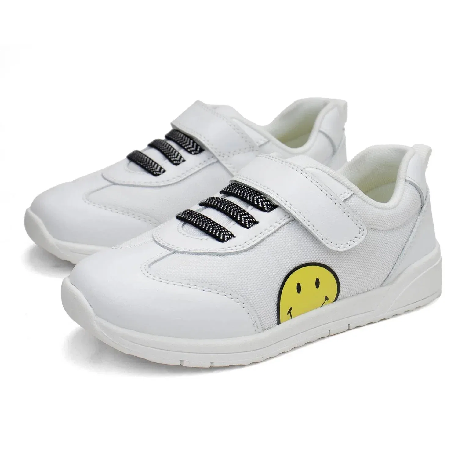 Детские кожаные кроссовки низкие с принтом Game Face Low Top Old Soles, Snow — фото 3