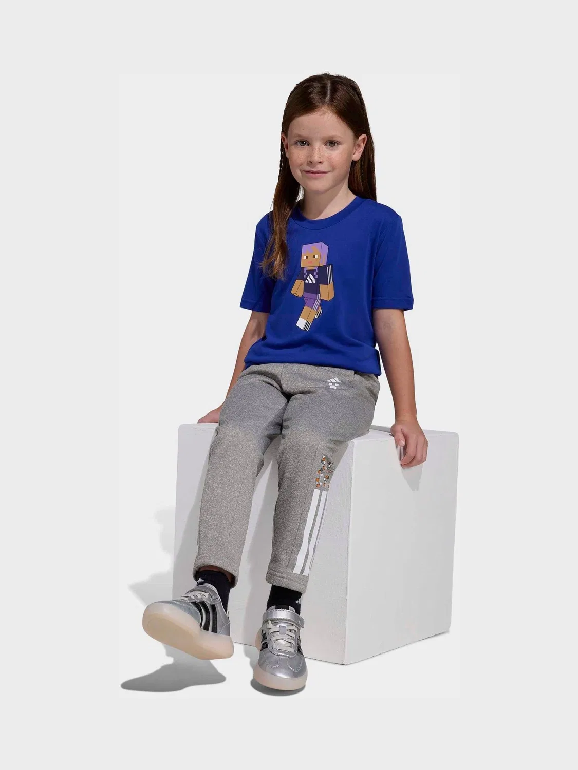 Футболка тренировочная Minecraft adidas, синяя — фото 4