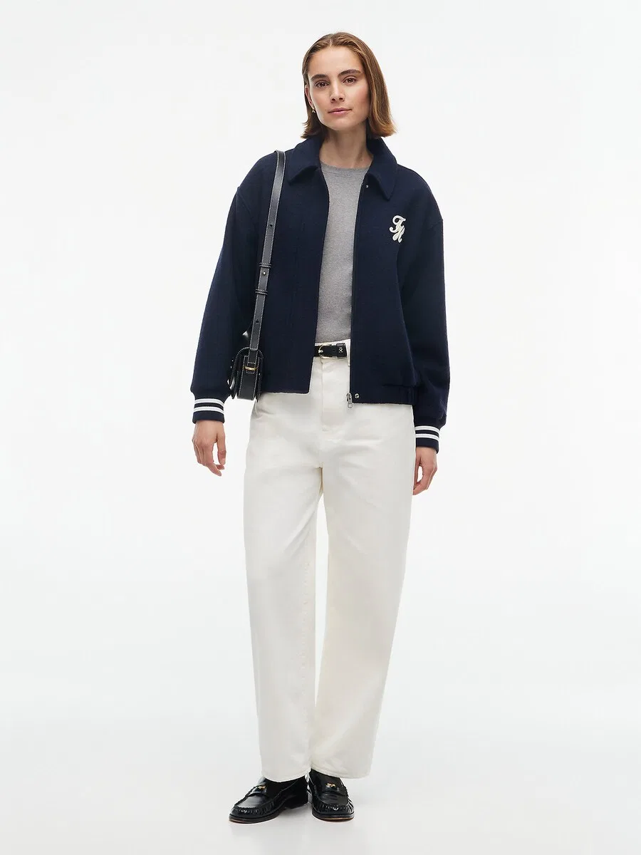 Топ TOMMY HILFIGER 'Cody' серого цвета с пятнистым рисунком — фото 4