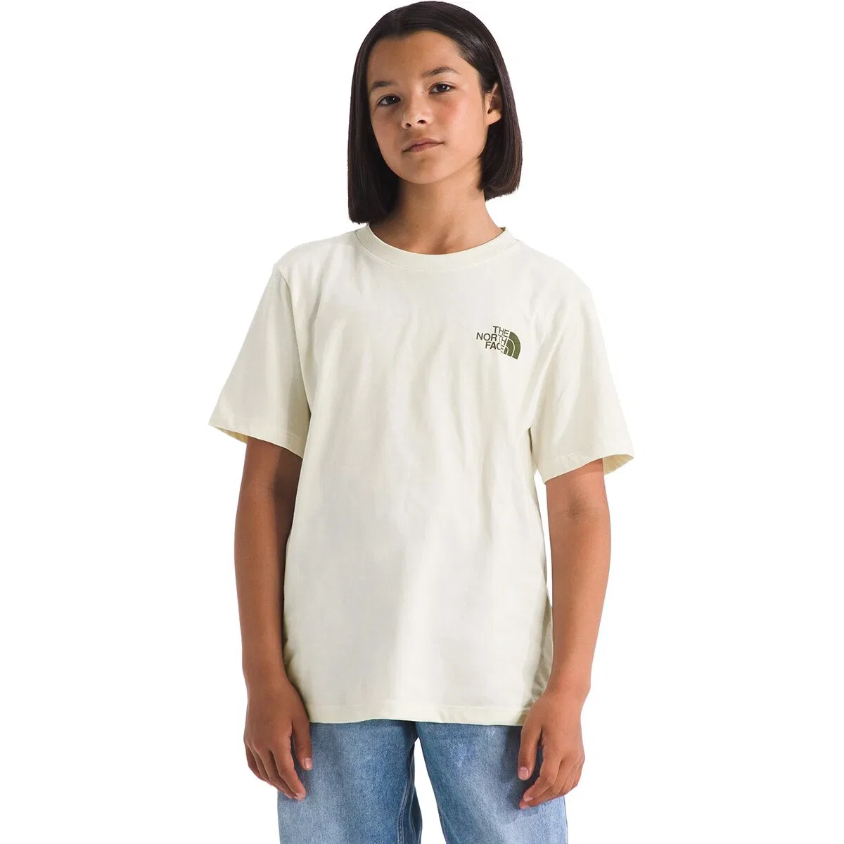 Детская футболка с коротким рукавом с принтом Evolution Disconnect Short-Sleeve Graphic T-Shirt The North Face, White Dune — фото 4