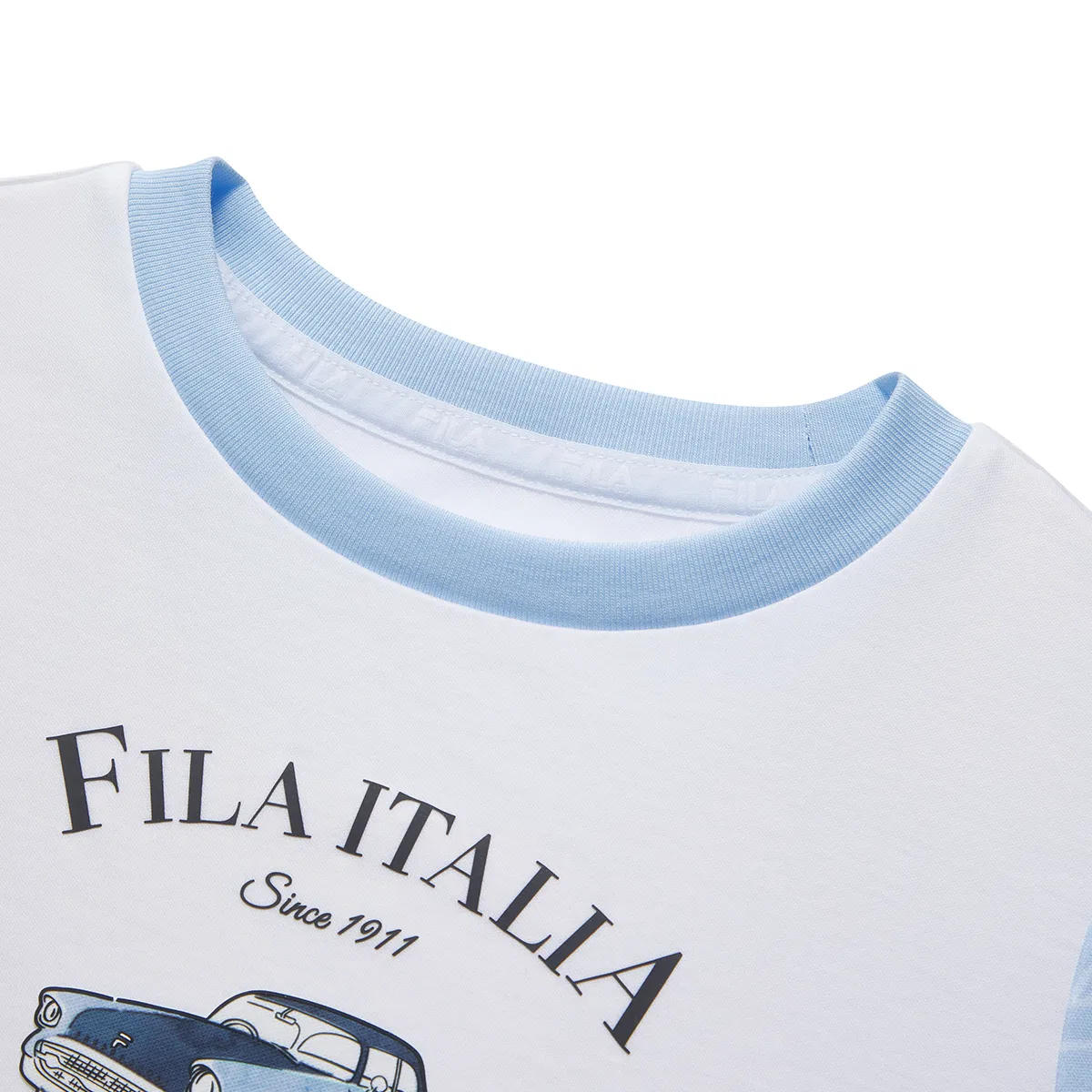 Детская футболка с круглым вырезом Pre School T Shirts Crew Neck Moderate FILA KIDS — фото 4