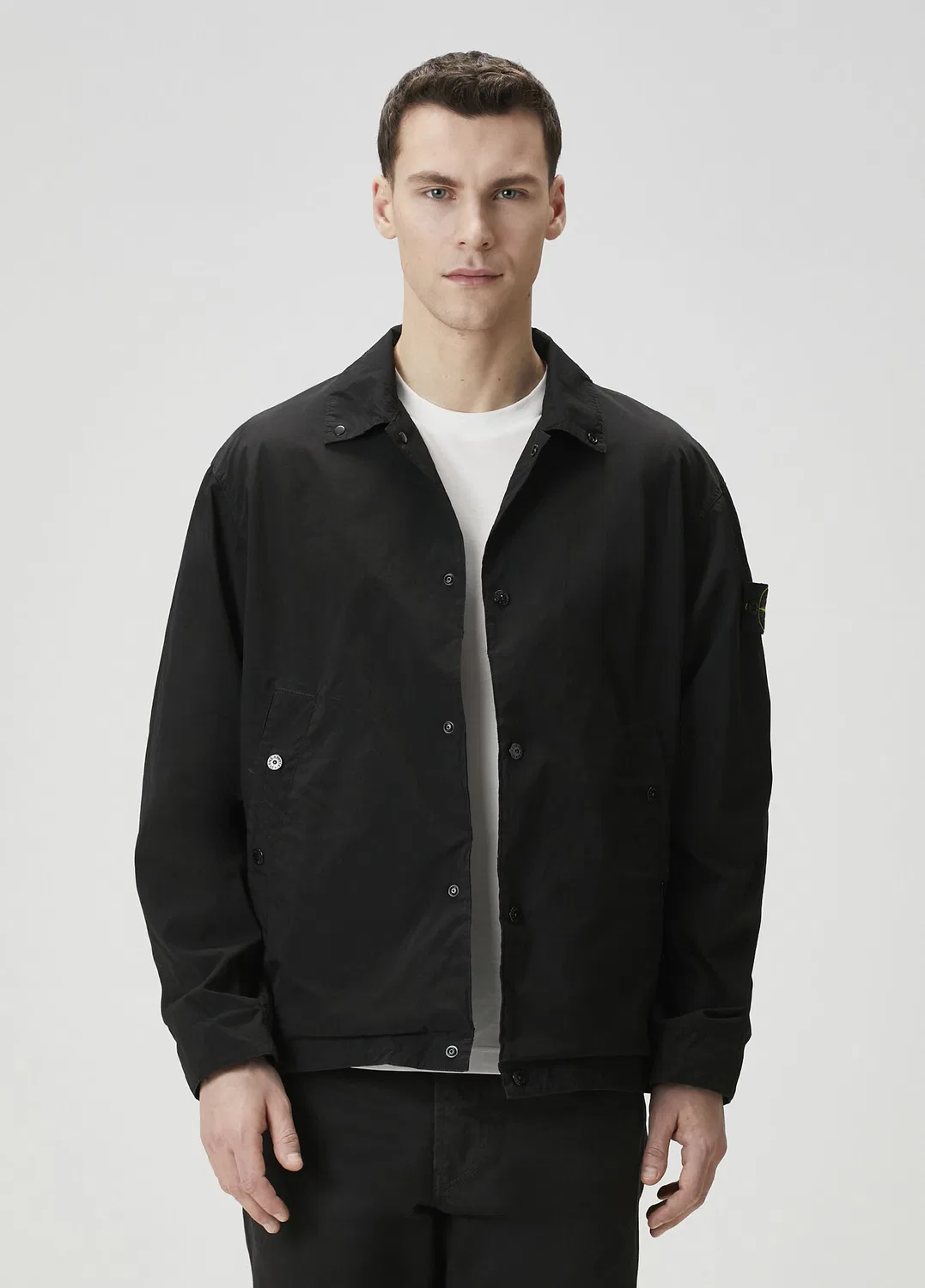 Куртка Stone Island Light Compact Touch, черный
