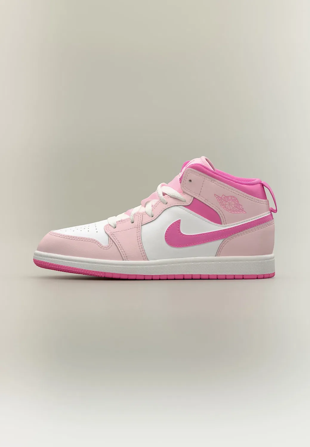 1 кроссовки унисекс средней высоты - высокие кроссовки Jordan, Pink Foam/Pink Foam/China Rose/White
