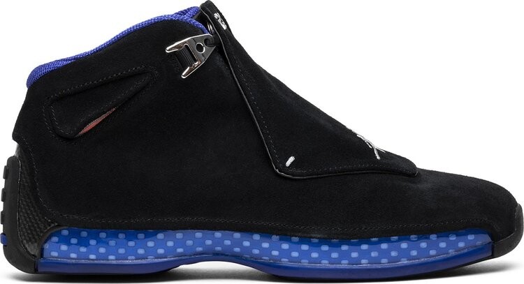 

Кроссовки Air Jordan 18 Retro Black Sport Royal 2018, синий