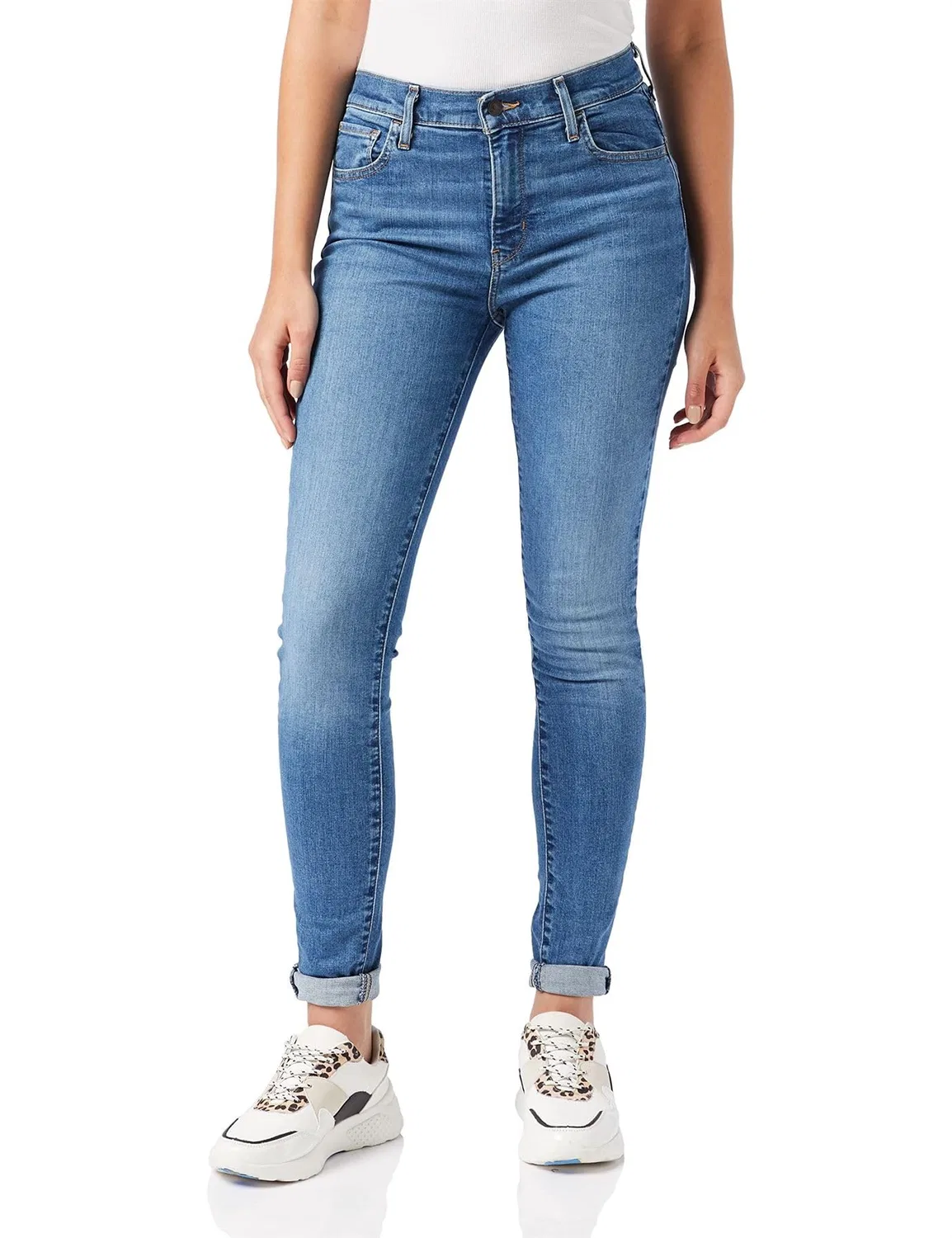 Женские джинсы с высокой посадкой и суперскинни-кроем 720 High Rise Super Skinny Levi's, Indigo Wool Ball