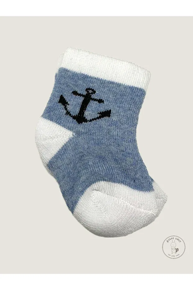 Детские носки хлопковые 3 шт. sailor Gizem, Multicolor — фото 3