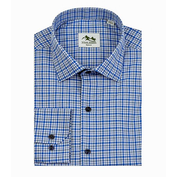 

Мужская рубашка с длинным рукавом из турецкого хлопка в клетку Wear Sierra