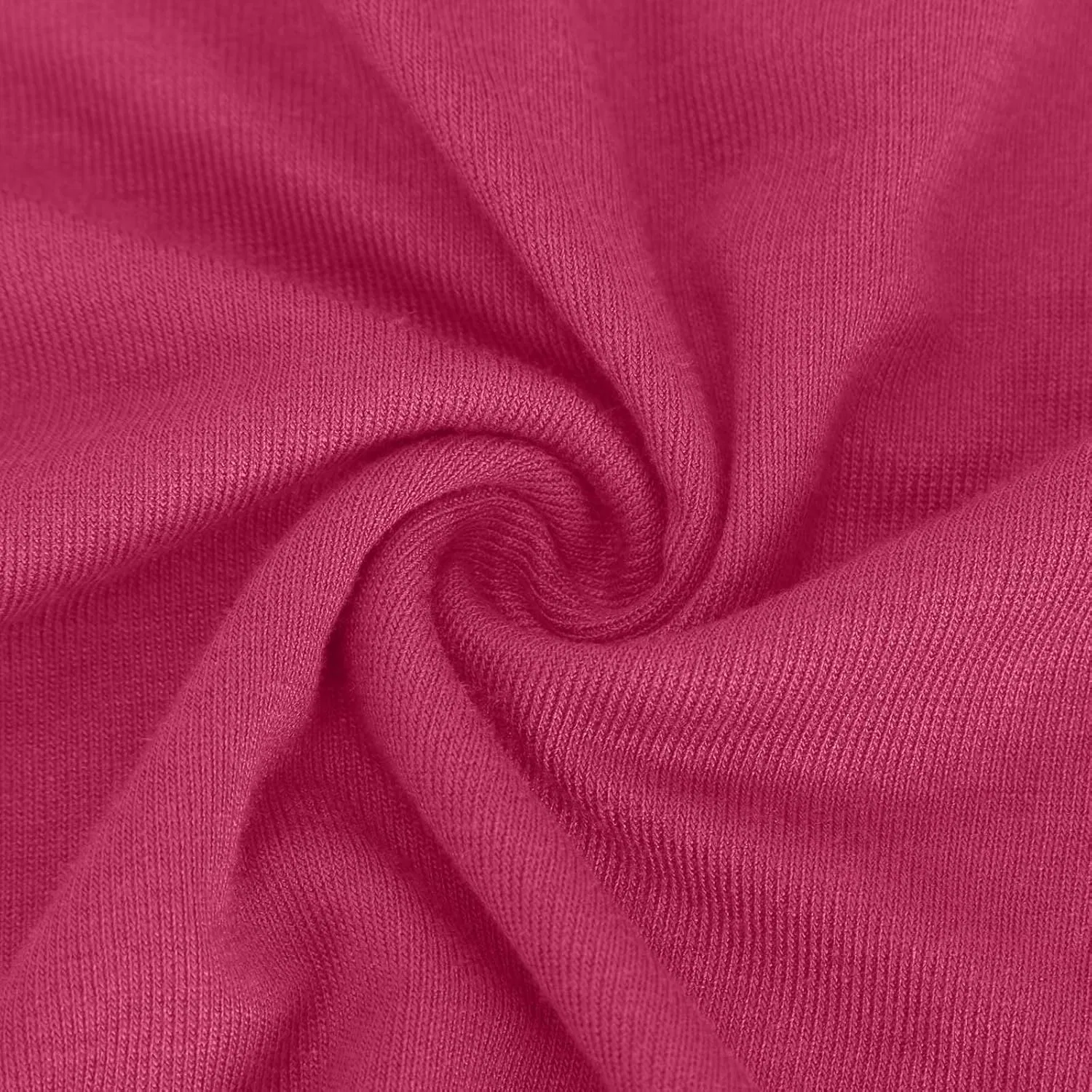Женская футболка ribbed crew neck racerback slim fitted, Hot Pink — фото 2