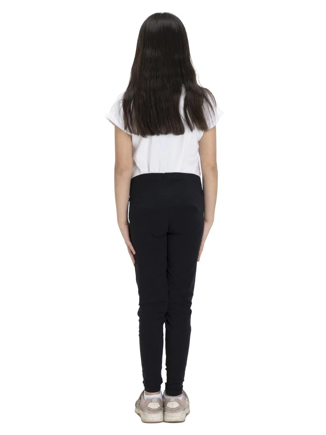 Детские леггинсы из стрейч-хлопка Basic-Leggings fur Madchen Leone 1947 Apparel, Schwarz — фото 4