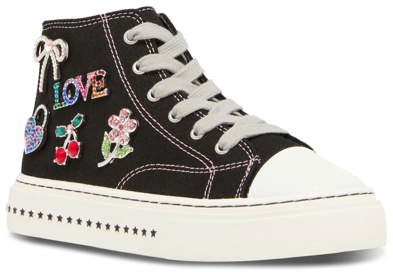 Кроссовки для девочек Jjoycee Steve Madden, черный — фото 2