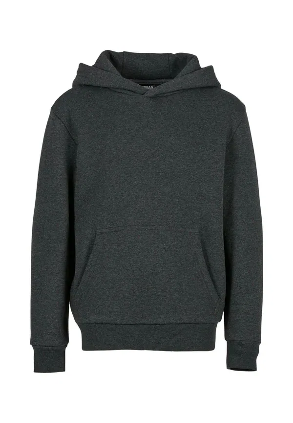 Худи свободного кроя Kids fluffy hoody Urban Classics, Charcoal — фото 3