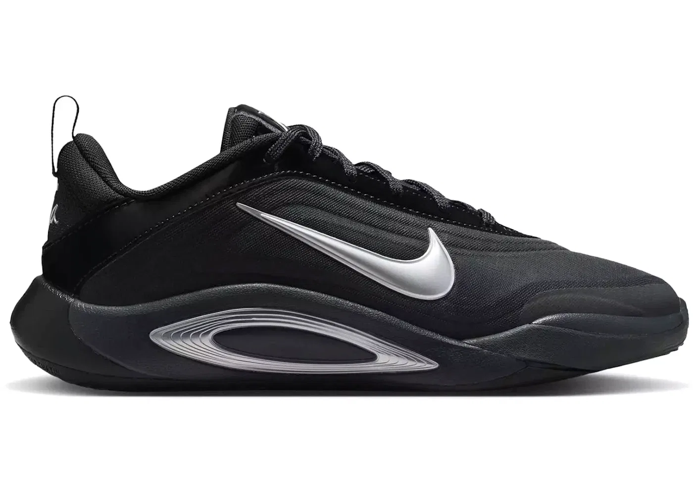 Детские кроссовки для девочек с баскетбольным дизайном Nike A'ja Wilson A'One Nike, Black Dark Smoke Grey Dark Grey Metallic Silver