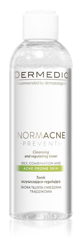 

Очищающий и регулирующий тоник Dermedic Normacne Preventi