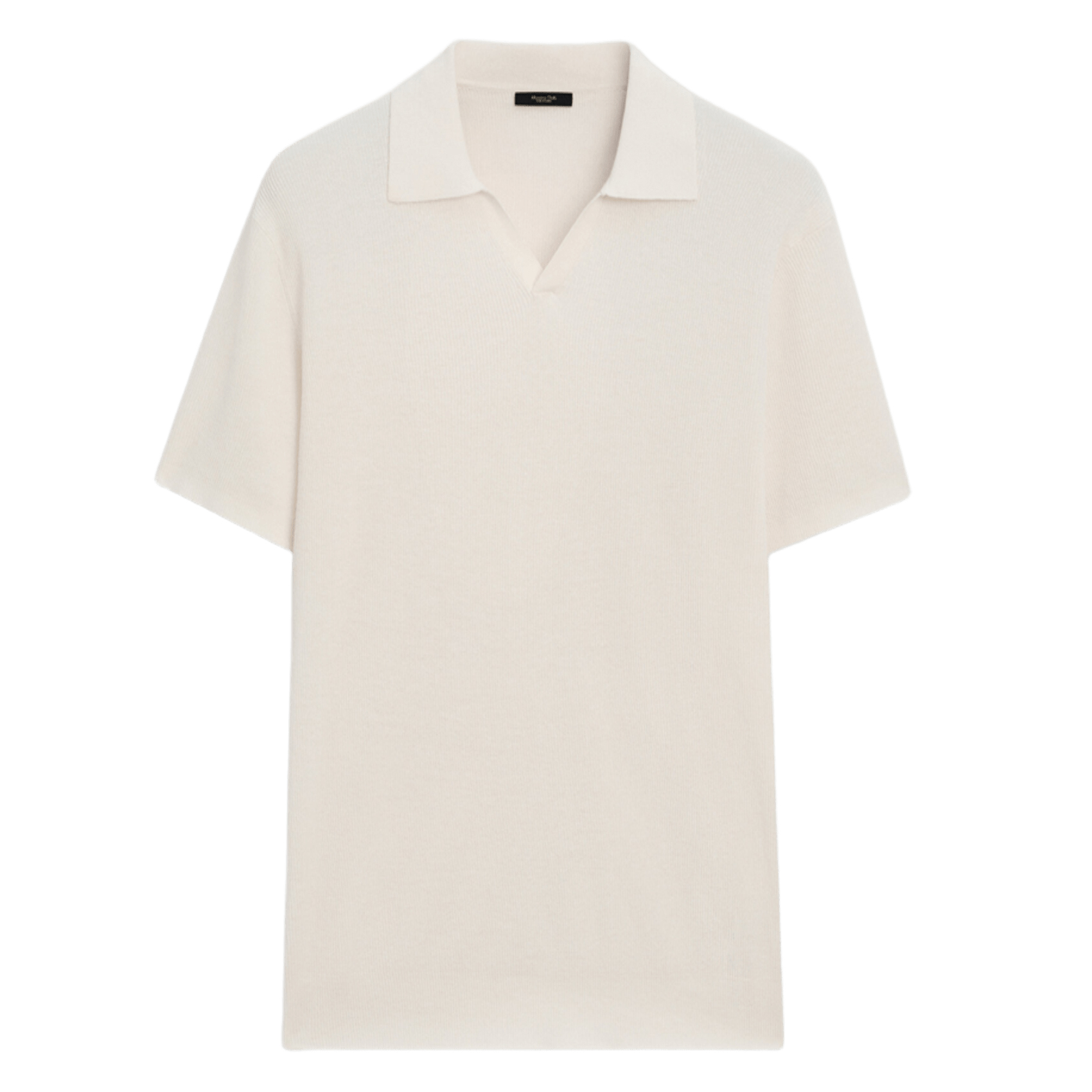 

Футболка-поло Massimo Dutti Cotton blend knit, кремовый, Бежевый, Футболка-поло Massimo Dutti Cotton blend knit, кремовый
