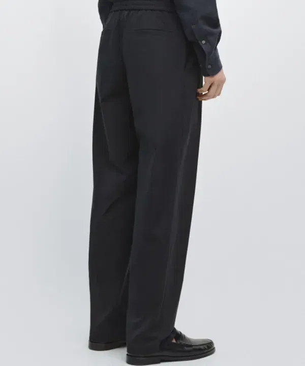 Хлопковые брюки High-Tech Total Look Massimo Dutti — фото 3