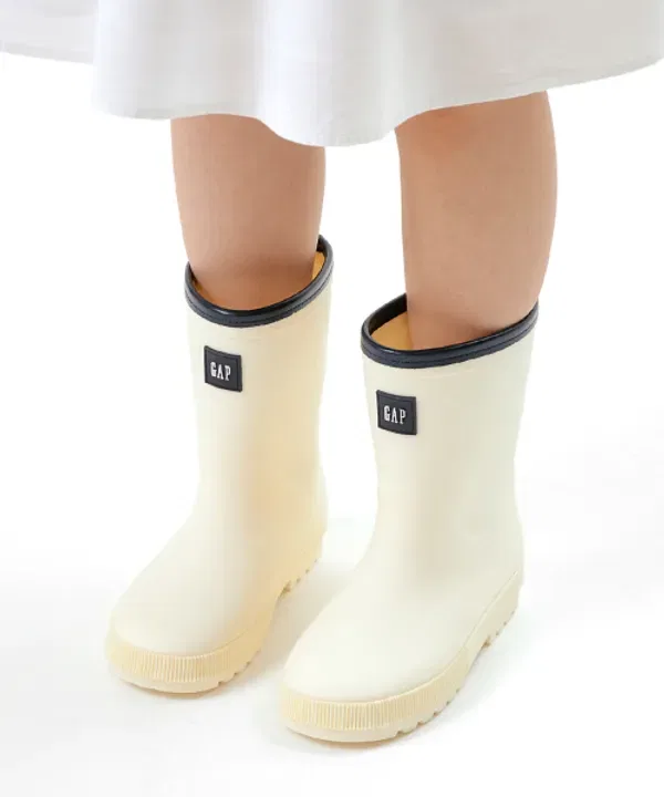 Резиновые сапоги для детей, Gap Kids, слоновая кость — фото 4