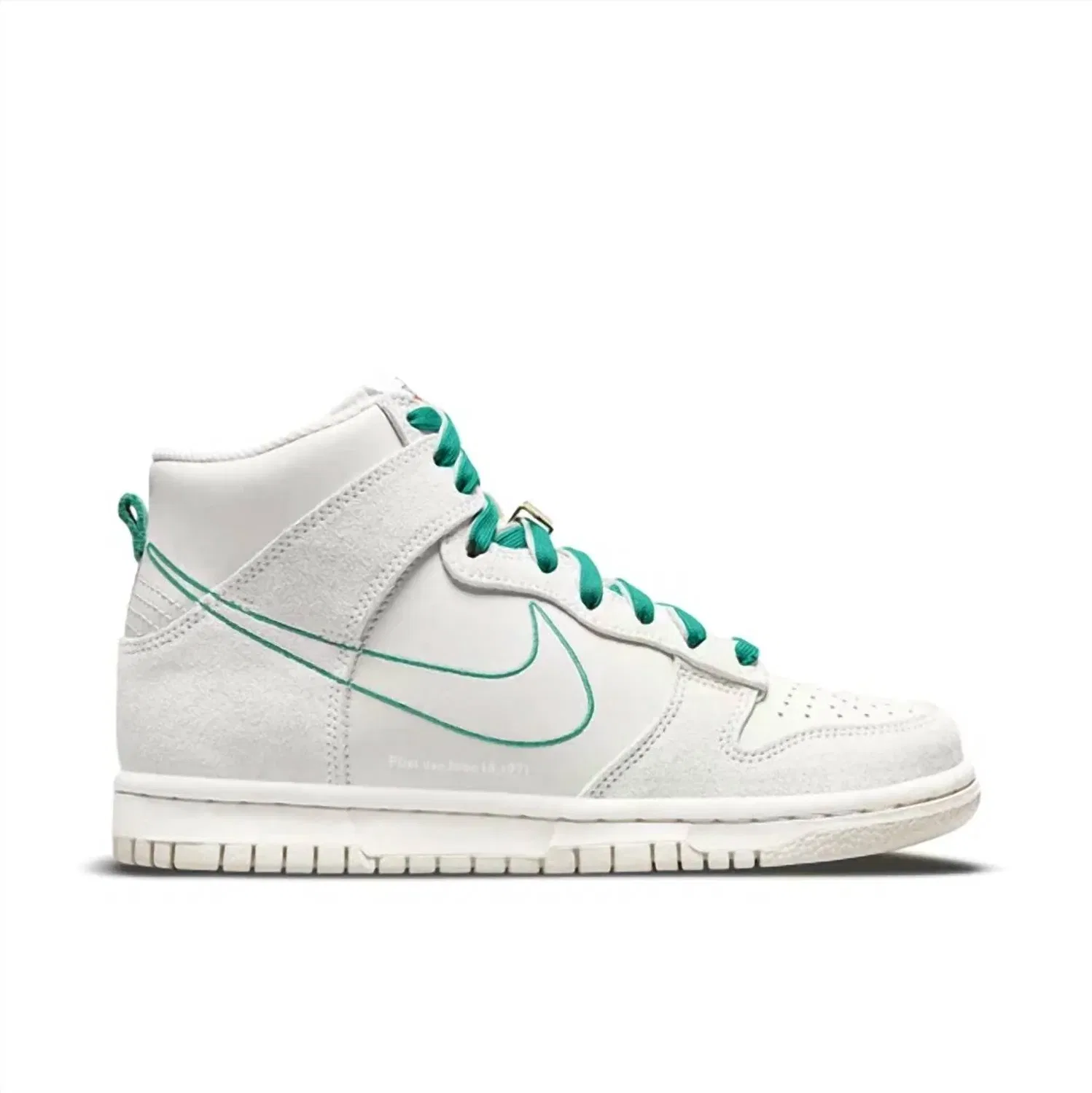 Детские кроссовки Dunk High с платформенной подошвой Nike, First Use Sail