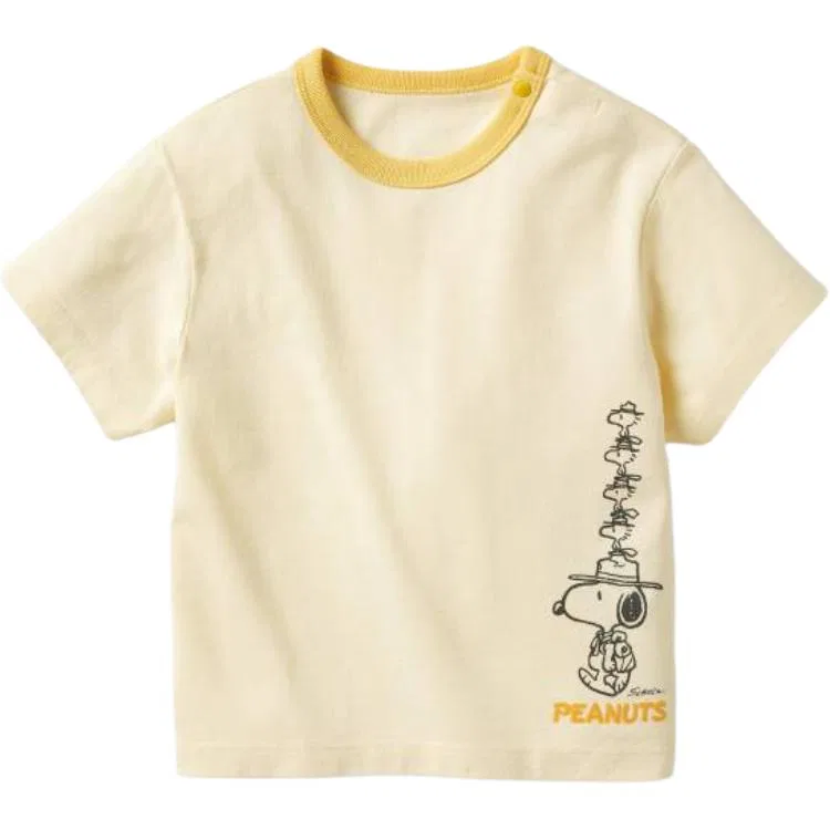 Детская футболка с круглым вырезом Yellow UNIQLO