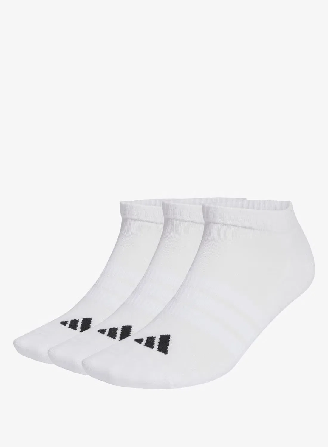 Носки низкие с амортизацией комплект 3 пары Adidas, белый
