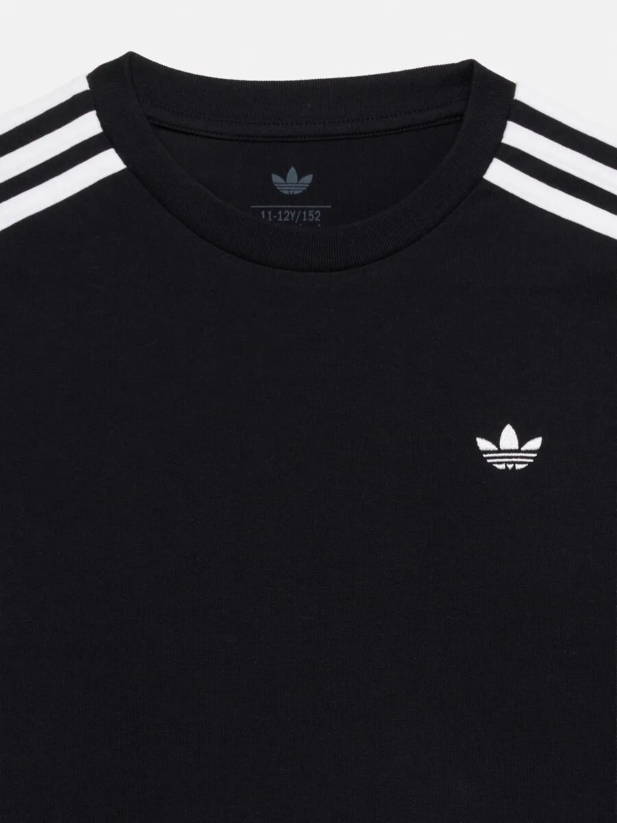 Футболка ADIDAS ORIGINALS черного цвета — фото 3