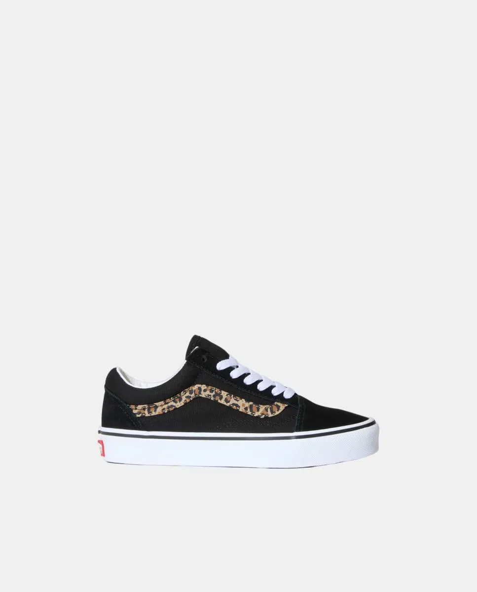 Кроссовки, Casual Niñas Old Skool, Vans, черный