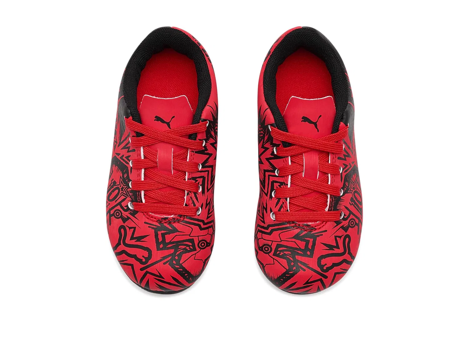 Бутсы Tacto II Christian Pulisic Firm, Artificial Ground Soccer Cleats (для малышей, маленьких и больших детей) Puma Kids, Puma Red/Puma Black — фото 3